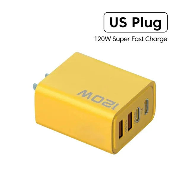 Carregador Rápido 120W PD Type-C | Quick Charge 3.0 USB para iPhone, Samsung, Xiaomi e Outros - Imagem 8