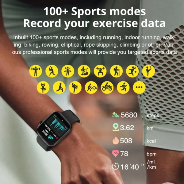 COLMI P71 Smartwatch | Chamadas por Voz, Monitoramento de Saúde, IP68 e Assistente de Voz - Imagem 6