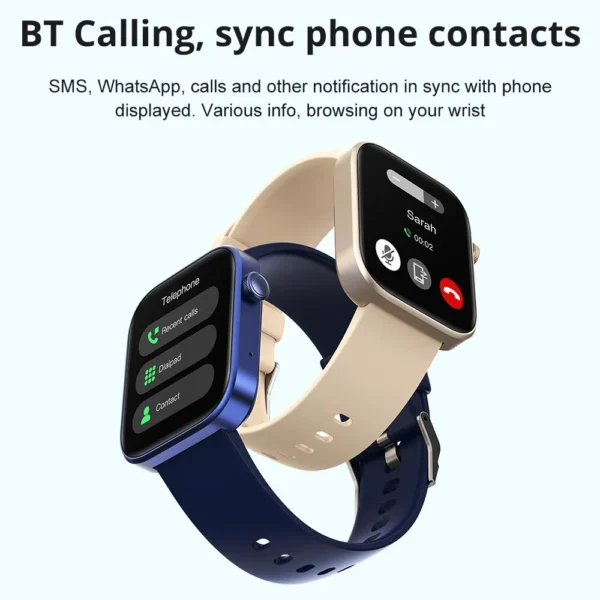 COLMI P71 Smartwatch | Chamadas por Voz, Monitoramento de Saúde, IP68 e Assistente de Voz - Imagem 3