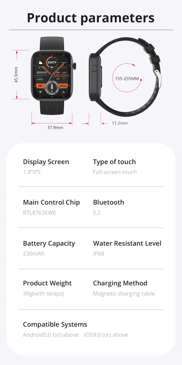COLMI P71 Smartwatch | Chamadas por Voz, Monitoramento de Saúde, IP68 e Assistente de Voz - Imagem 24