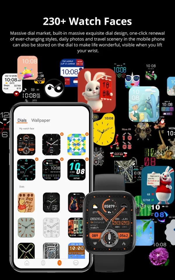 COLMI P71 Smartwatch | Chamadas por Voz, Monitoramento de Saúde, IP68 e Assistente de Voz - Imagem 17