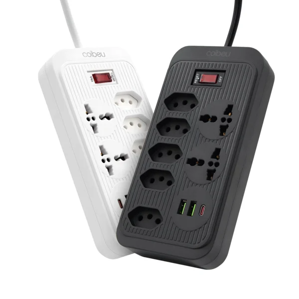 Tomada, Filtro de Linha, Tomada de Extensão, Extensão Elétrica, Tomada USB, Filtro de Tomada de Energia, Extensão Elétrica, 10A - Imagem 11