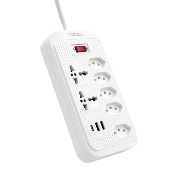 Tomada, Filtro de Linha, Tomada de Extensão, Extensão Elétrica, Tomada USB, Filtro de Tomada de Energia, Extensão Elétrica, 10A - Imagem 7