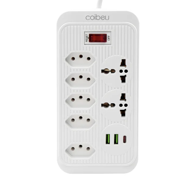 Tomada, Filtro de Linha, Tomada de Extensão, Extensão Elétrica, Tomada USB, Filtro de Tomada de Energia, Extensão Elétrica, 10A - Imagem 14