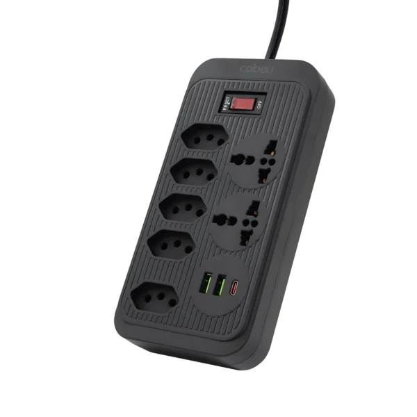 Tomada, Filtro de Linha, Tomada de Extensão, Extensão Elétrica, Tomada USB, Filtro de Tomada de Energia, Extensão Elétrica, 10A - Imagem 8