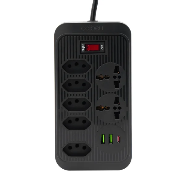 Tomada, Filtro de Linha, Tomada de Extensão, Extensão Elétrica, Tomada USB, Filtro de Tomada de Energia, Extensão Elétrica, 10A - Imagem 12